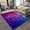 Black White Colorful Zebra Stripe, variant on Black White Colorful Zebra Stripe Pattern Carpet Rug for Home Living Room Bedroom Sofa Doormat r Area Rug Non-slip Floor Mat