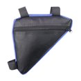 thumbnail image 4 of Bolsa de almacenamiento para cuadro de bicicleta, bolsa triangular para bicicletas, bolsillo lateral impermeable, para tubo delantero de bicicleta de Negro Azul, 4 of 8