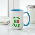 thumbnail image 4 of CafePress - Father's Day Irish Dad Large Mug - 15 oz Ceramic Large White Novelty Mug, 4 of 4