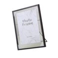 thumbnail image 1 of tredstone Nordic Metal Glass Photo Frame Desktop Crafts Bedroom Decors Home L Black 1Set, 1 of 1