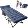 Dark Blue with 2 Sided Mattress