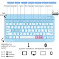 thumbnail image 6 of Backlit Wireless Bluetooth Keyboard Folio with Pencil Holder for 12.9-inch iPad Pro, iPad 5th/6th Gen & 13-inch iPad Air M2 (2024) / M3 (2025),Blue, 6 of 8