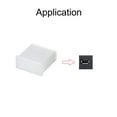 thumbnail image 3 of Plastic USB 2.0 Anti-Dust Stopper Cap Cover Semi Clear 20 pcs, 3 of 4