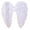 White, variant on Gupgi Women Angel Wings Solid Color Feather Wings Fancy Cosplay Costume Accessories Halloween Theme Party Props 