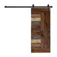 thumbnail image 2 of L Series 36in. X 84in. Multi-Color Finished DIY Solid Wood Sliding Barn Door With Hardware Kit - Assembly Required, 2 of 4