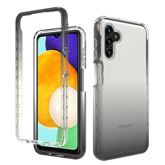 Dteck Case For Samsung Galaxy A13 5G,Shockproof Rubber Hybrid Back Case Lightweight Slim Cover for Galaxy A13 5G 6.5-inch,Black