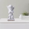 thumbnail image 4 of Estatua de ángel de estilo europeo, figura de ángel de rezando arrodillado, escultura de resina decorativa coleccionable encantadora 92 cm x 82 cm x 168 cm BLESIY Estatuillas de estatuas de ángeles, 4 of 7