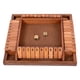 thumbnail image 1 of Juego de mesa de madera de cuatro lados con 10 números, mesa de dados, 1 of 8