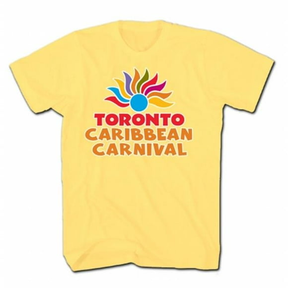 GDC-GameDevCo Ltd. TCC-95079M Toronto Caribbean Carnival Adult T-Shirt, Yellow, Arch Logo, M