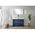 thumbnail image 6 of Lafarre 48 in W Navy Blue Double Bath Vanity, White Quartz Top and Chrome Faucet Set, 6 of 6