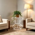 thumbnail image 6 of Wrought Iron Gazing Ball Plant Stand, Multipurpose Decorative Metal Plant Riser for Yard, Flower Bed, Patio, Porch & Indoor Display, 6 of 7