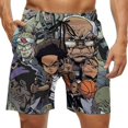 thumbnail image 1 of The Boondocks Men's Swim Trunks Board Shorts Drawstring Elastic Waist Quick Dry Swimsuits Beach Shorts with Pockets 2XL, 1 of 8