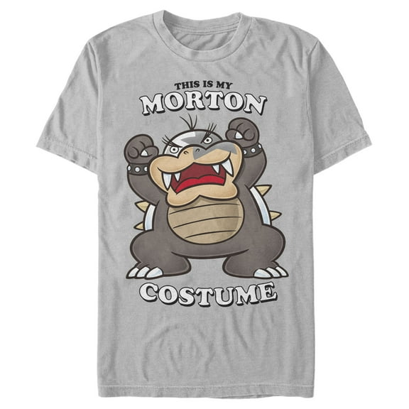 Men's Nintendo Morton Costume Graphic Tee Silver 2X Large