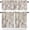 Light Beige Light Brown, variant on Brown Kitchen Curtains and Valances Set, Rod Pocket Curtains Tier Farmhouse Window Curtains 24 Inch Length, Retro Modern Farmhouse Texture Abstract Ombre 3 Piece Kitchen Curtains Set
