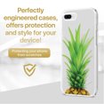 thumbnail image 2 of Case Yard iPhone-8-Plus Case Clear Soft & Flexible TPU Ultra Low Profile Slim Fit Thin Shockproof Transparent Bumper Protective Cover Drop Protective Cell Phone Cases (Pineapple Head), 2 of 8