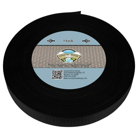 

Country Brook Design® Black Sew on Hook Only (1 inch 50 yards)