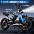 thumbnail image 4 of Bicicleta Eléctrica HONEY WHALE K6 Verde, 4 of 7