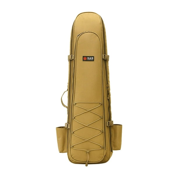 Bolsa de Aletas Largas, Bolsa de Almacenamiento con Cremallera, Práctica Bolsa para Aletas de Buceo, Equipo de Buceo para Buceo, Natación Al Aire Libr Caqui Grande