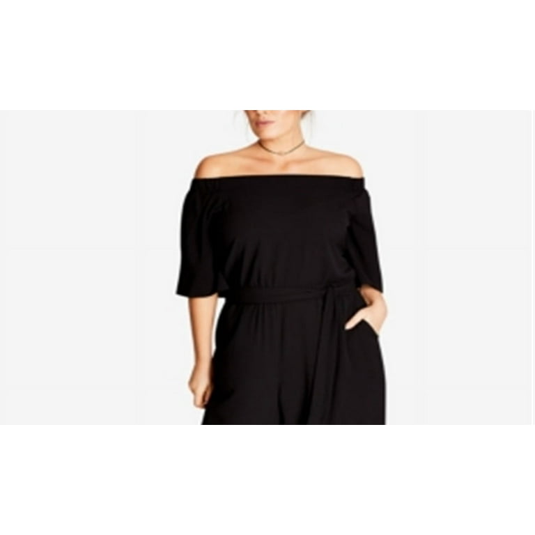 City chic cheap black jumpsuit