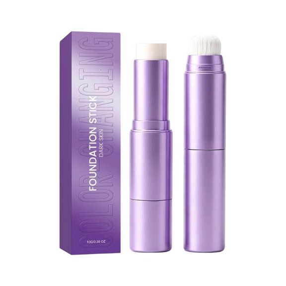 Cream Base Makeup Stick with Brush for Daily Carry and Travel Use