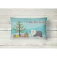 thumbnail image 2 of Carolines Treasures CK3552PW1216 Old English Sheepdog Christmas Tree Canvas Fabric Decorative Pillow, 12H x16W,, 2 of 4