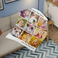 thumbnail image 4 of Custom Best Friends Blanket for Women Personalized Blanket with Photos Text Customized 10 Picture Collages Throw Blanket for Family Adult Kids Couple Birthday Christmas Memorial Gift Blankets, 4 of 5