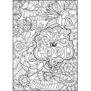 Cra-Z-Art: Timeless Creations, Words of Wonder New Adult Coloring Book, 64 Pages