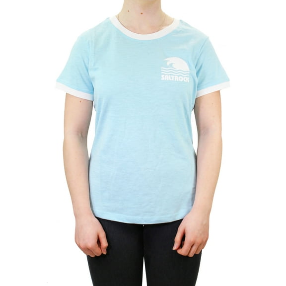 Brave Mini Ringer Short Sleeve T-Shirt [Light Blue]