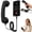 Black, variant on Retro Phone Handset for iPhone and Android, Type-C Vintage Wired Handset with Microphone, Dial Bop Phone for Calls, Meetings, Christmas Gifts