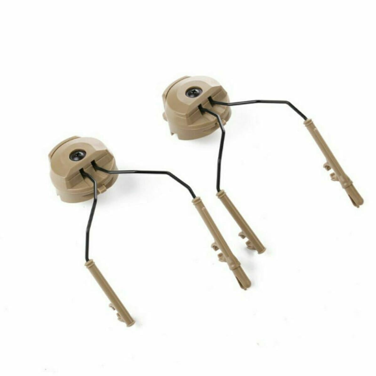 2* Nylon Helmet Headset Rail Adapter Tactical Military Headset Rail