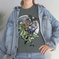 thumbnail image 5 of Dabbing Skeleton Jack-o'-lantern T-Rex Dinosaur T-Shirt, 5 of 6
