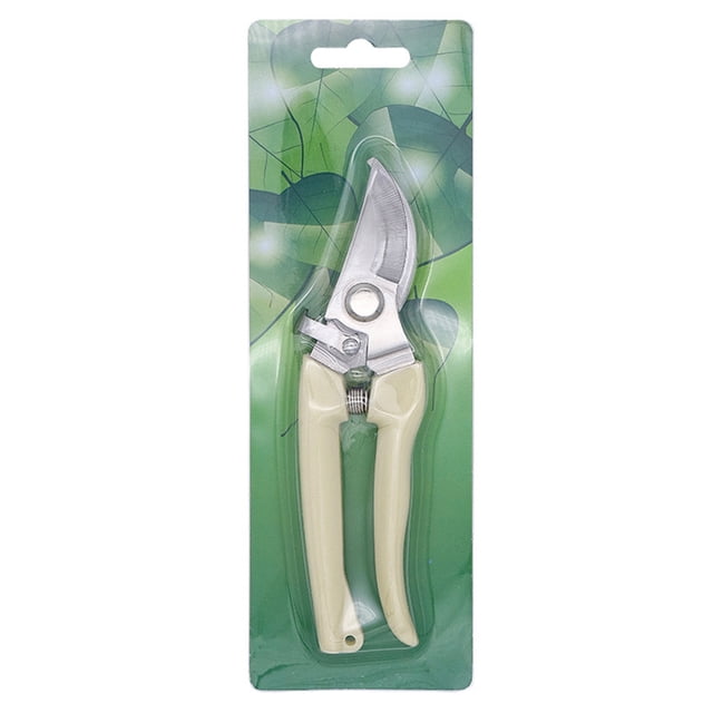 Shears Garden Shears Stainless Steel High Hardness Elastic Spring Effort Saving Safe Lock High Sharpness Garden Scissors