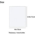 thumbnail image 2 of 10pcs Acrylic Sheet 1mm - Clear Plexiglass Plastic Sheets For Crafts, 2 of 5