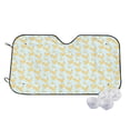 thumbnail image 2 of Picia Roosters Curved Windshield Sunshade Accordion Folding Style Auto Shade for Car Truck SUV Van Blocks UV Ray Sun Visor Protector -, 2 of 7