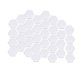 thumbnail image 1 of Matsuzay Paquete de 36 pegatinas hexagonales para espejo, autoadhesivas transparentes, adorno de espejo colgante de alta viscosidad para Decoración del hogar Plata 36, 1 of 6