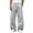 Gray, variant on LJEFF Men Wide Leg Baggy Sweatpants, Elastic Waist Loose Soft Breathable Casual Trousers Gift Blue
