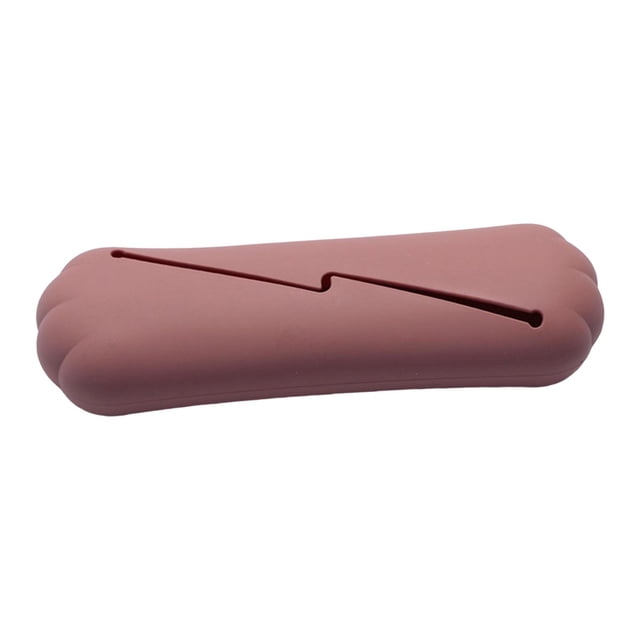 Soporte para brochas de maquillaje de viaje, estuche para brochas de cosméticos, organizador de artículos de tocador, bolsa de cosméticos pequeña y Marrón Yinane Soporte para brochas de maquillaje