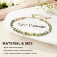 thumbnail image 5 of Elphaba Galinda Bracelet Gifts for Women: Healing Natural Stone Bracelets with Positive Affirmations - Get Well Soon Gift for Mom Aunt Daughter Best Friends Sister Birthday, 5 of 7