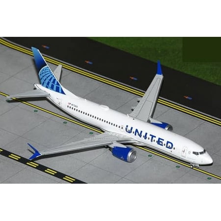 GeminiJets G2UAL1255 United Airlines Boeing 737 MAX 8 N17265; Scale 1:200