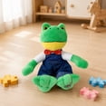thumbnail image 7 of Cute Frog Plush object, Soft Stuffed Animal Adorable Design, Teenager Cuddly Stuffed Doll, object for Teenager Play Bedroom Home Decoration, 7 of 7