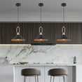 thumbnail image 6 of Industrial Chandelier 3-Light Kitchen Pendant Ceiling Lighting Fixture Without Bulb Hanging Lamp 60W, 6 of 20