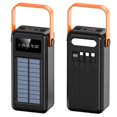 thumbnail image 1 of TUTT 60,000 mAh Solar Power Bank | Fast Charging | Built-In Cables | Flashlight | PowerBanks PD 22.5W Portable Phone Mobile Charger, 1 of 10