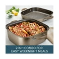 thumbnail image 2 of Anolon Advanced Home 2 Piece Nonstick Cookware Pots and Pans Set, Bronze, 2 of 4
