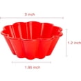 thumbnail image 3 of Webake Silicone Baking Cups Cupcake Liners Muffin Tin, 3 Inch Brioche Molds Pack of 12, 3 of 4