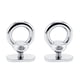 thumbnail image 2 of 1 par de accesorios de riel de ojal de acero inoxidable 304 perfecl para montaje en riel de kayak plateado, 2 of 8