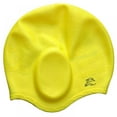 thumbnail image 1 of Cover Ears Swim Caps for Long Hair 100% Silicone Swimming Hat for Unisex Adult Kids Reduce Water Intake Makes Your Hair Clean, 1 of 4