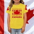 thumbnail image 3 of T-shirt Décontracté pour Garçons de la Fête du Canada à Imprimé de Feuille d'Érable, Col Rond, Manches Courtes, Blouse Décontractée pour Garçons de la Fête du Canada Patriotic 1st July, Tee Parfait pour la Célébration de la Fête du Canada, 3 of 5
