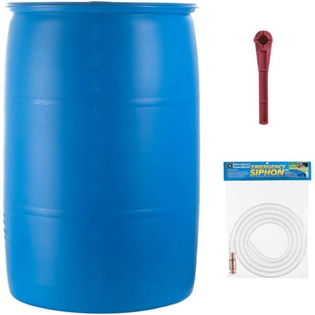 Emergency Essentials 55 Gal. Water Barrel 3-Piece Set