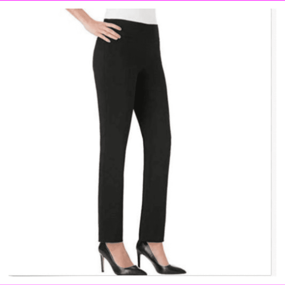 Hilary Radley - Hilary Radley Ladies' Pull-On Pant 4/Black - Walmart ...