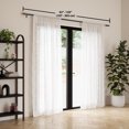 thumbnail image 4 of Umbra Capstan 1" Window Curtain Rod 42-120" Black-Walnut, 4 of 4